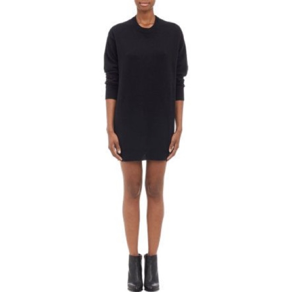 T by Alexander Wang knit dress with neon stripe